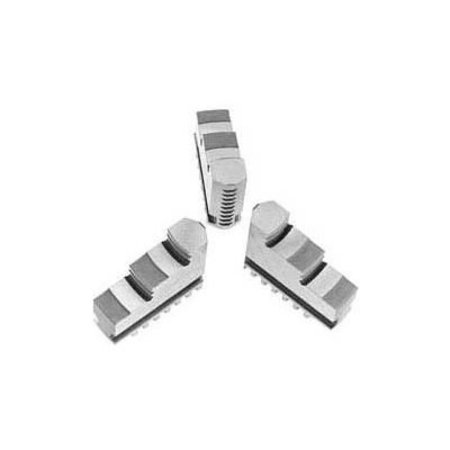 BISON USA Bison Hard Solid ID Jaws for 3" 3-Jaw Scroll Chuck, 3 Piece Set 7-881-303